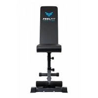 Banca multifunctionala fitness, reglabila, negru,Feel Fit, FF035